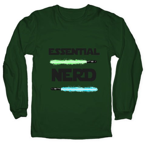 Essential Nerd Star Wars Parody Lightsaber Longsleeve Tee